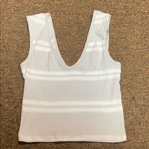 gray and white tank